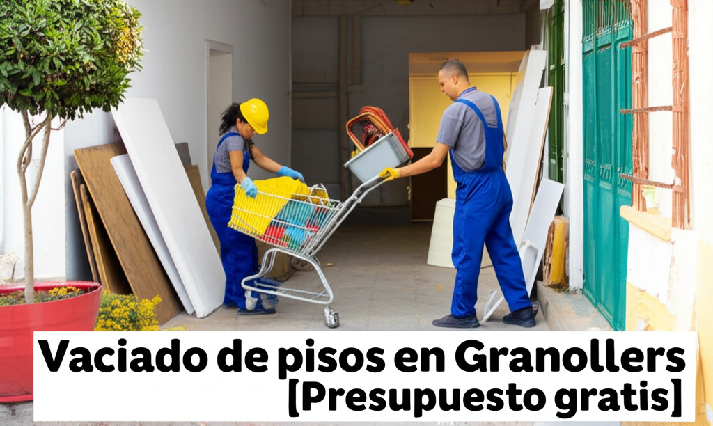 Vaciado de pisos en Granollers【Presupuesto gratis】