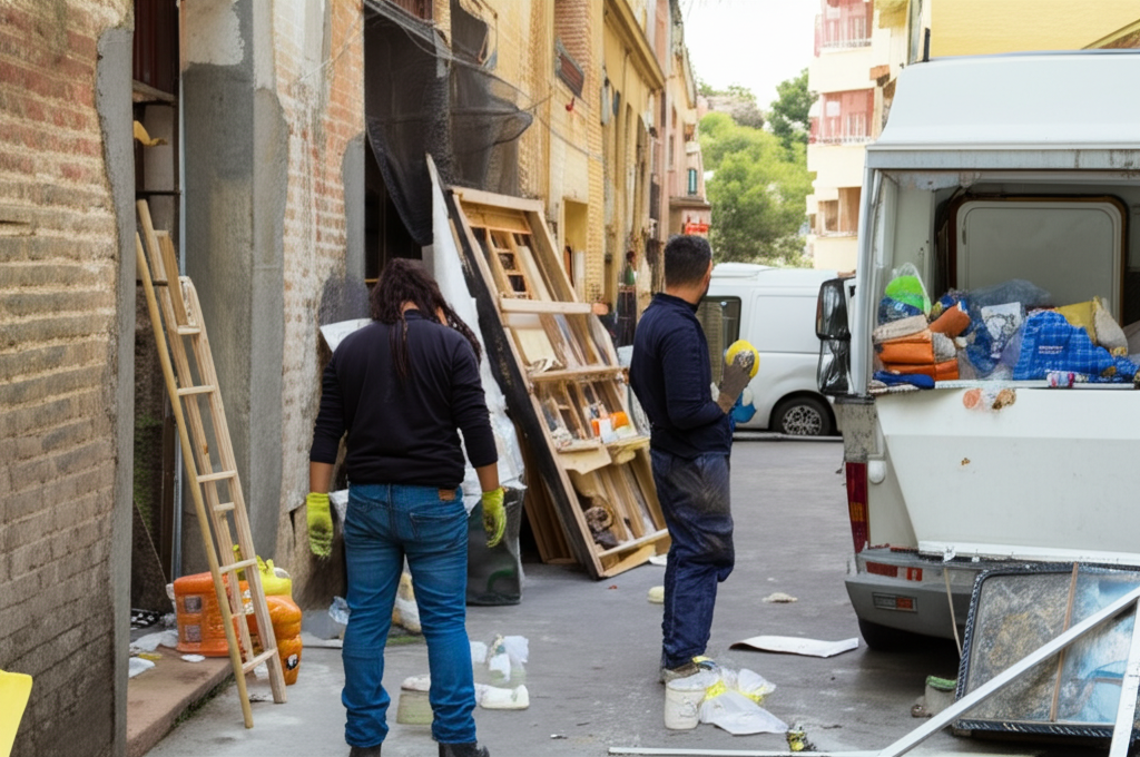 Vaciado de pisos en el Perelló