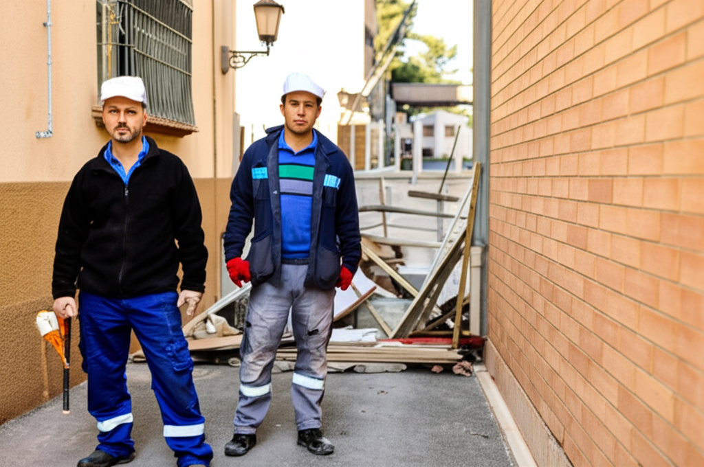 Vaciado de pisos en el Pla de Santa Maria