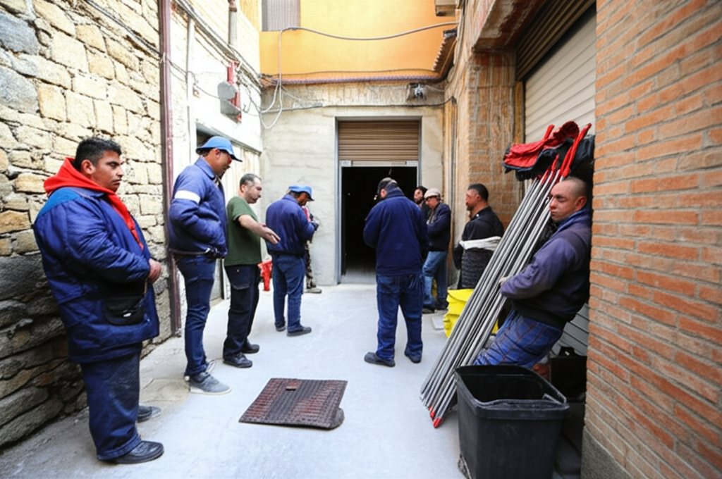 Vaciado de pisos en la Canonja