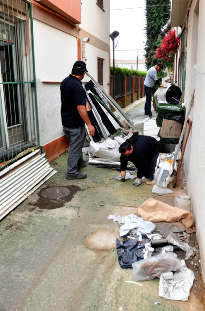 Vaciado de pisos en la Cellera de Ter
